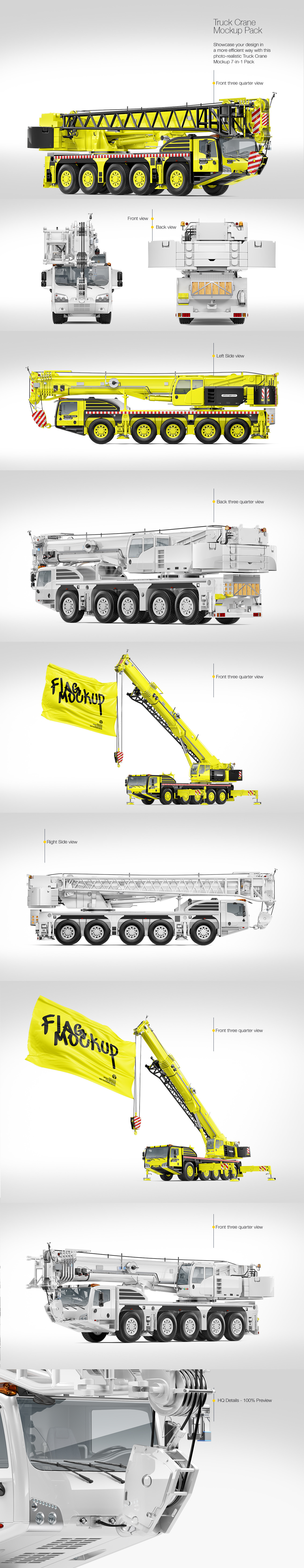 Truck Crane Mockup Pack