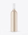 Ceramic Wine Bottle Mockup