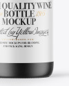 Ceramic Wine Bottle Mockup