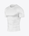 Men’s Compression T-Shirt Mockup - Half Side View