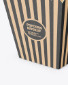 Kraft Popcorn Bag Mockup