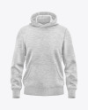 Melange Hoodie Mockup - Front View