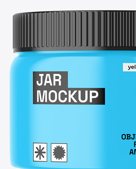 Glossy Jar Mockup