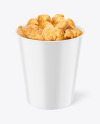 Matte Bucket With Chicken Mockup