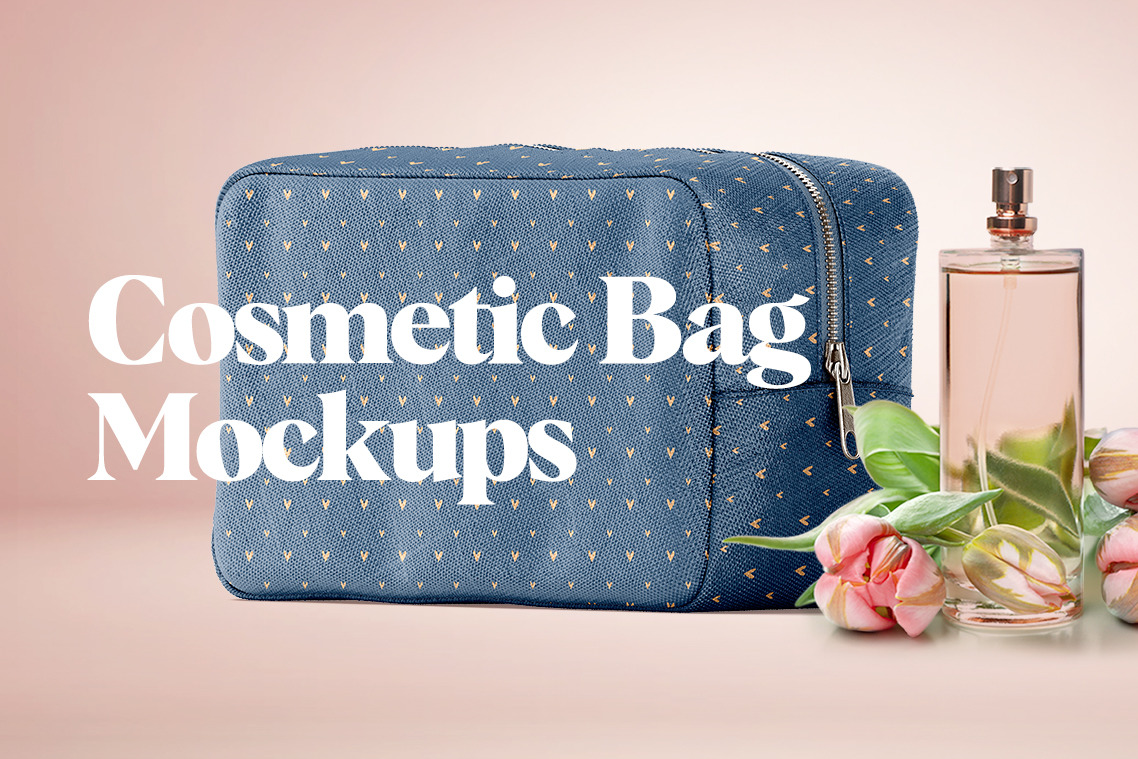 Cosmetic Bag Mockups Cosmetic Bag Mockups