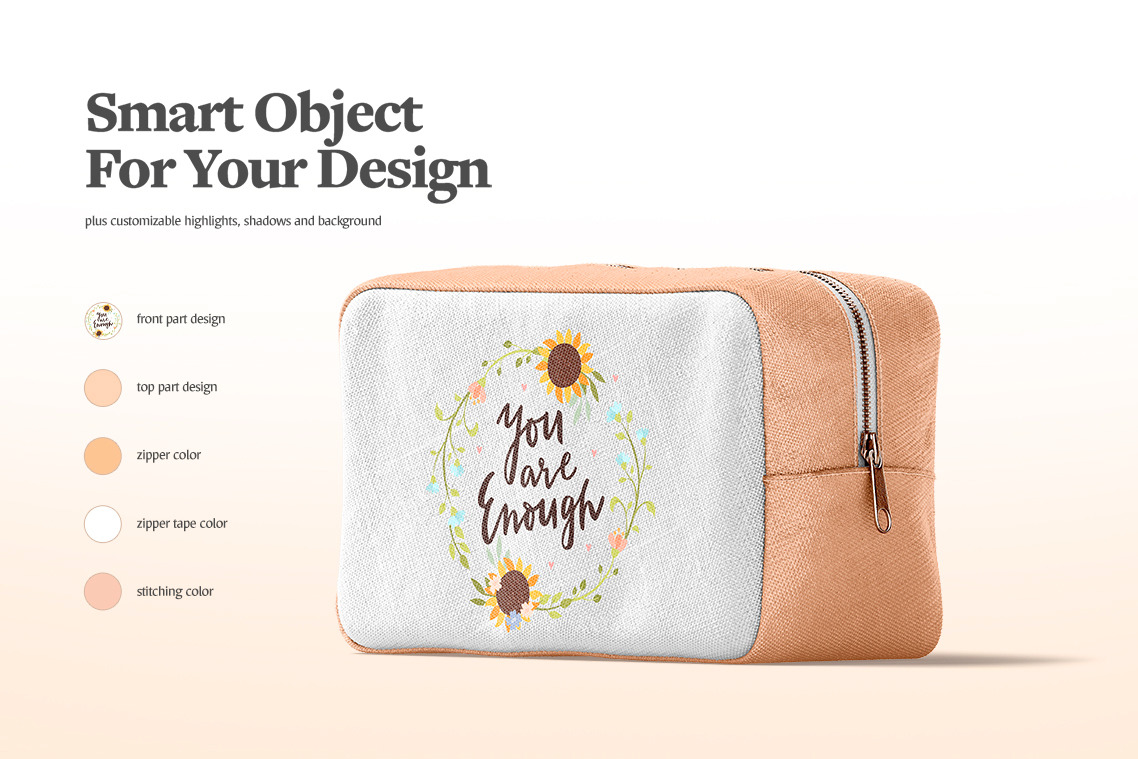 Cosmetic Bag Mockups Cosmetic Bag Mockups