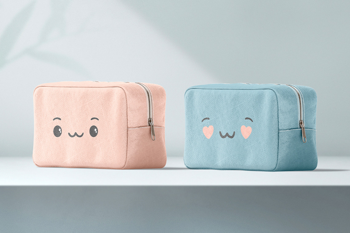 Cosmetic Bag Mockups Cosmetic Bag Mockups