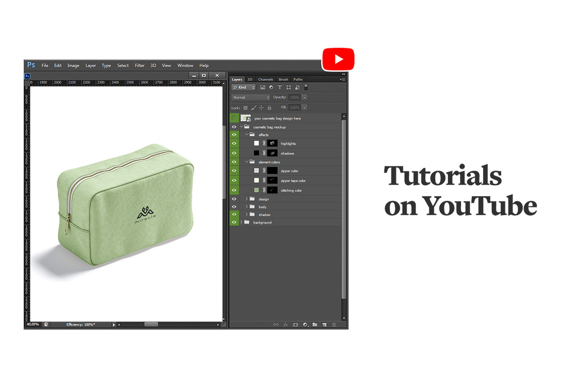 Cosmetic Bag Mockups Cosmetic Bag Mockups