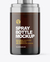 Amber Spray Bottle Mockup
