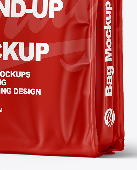 Matte Stand-up Bag Mockup