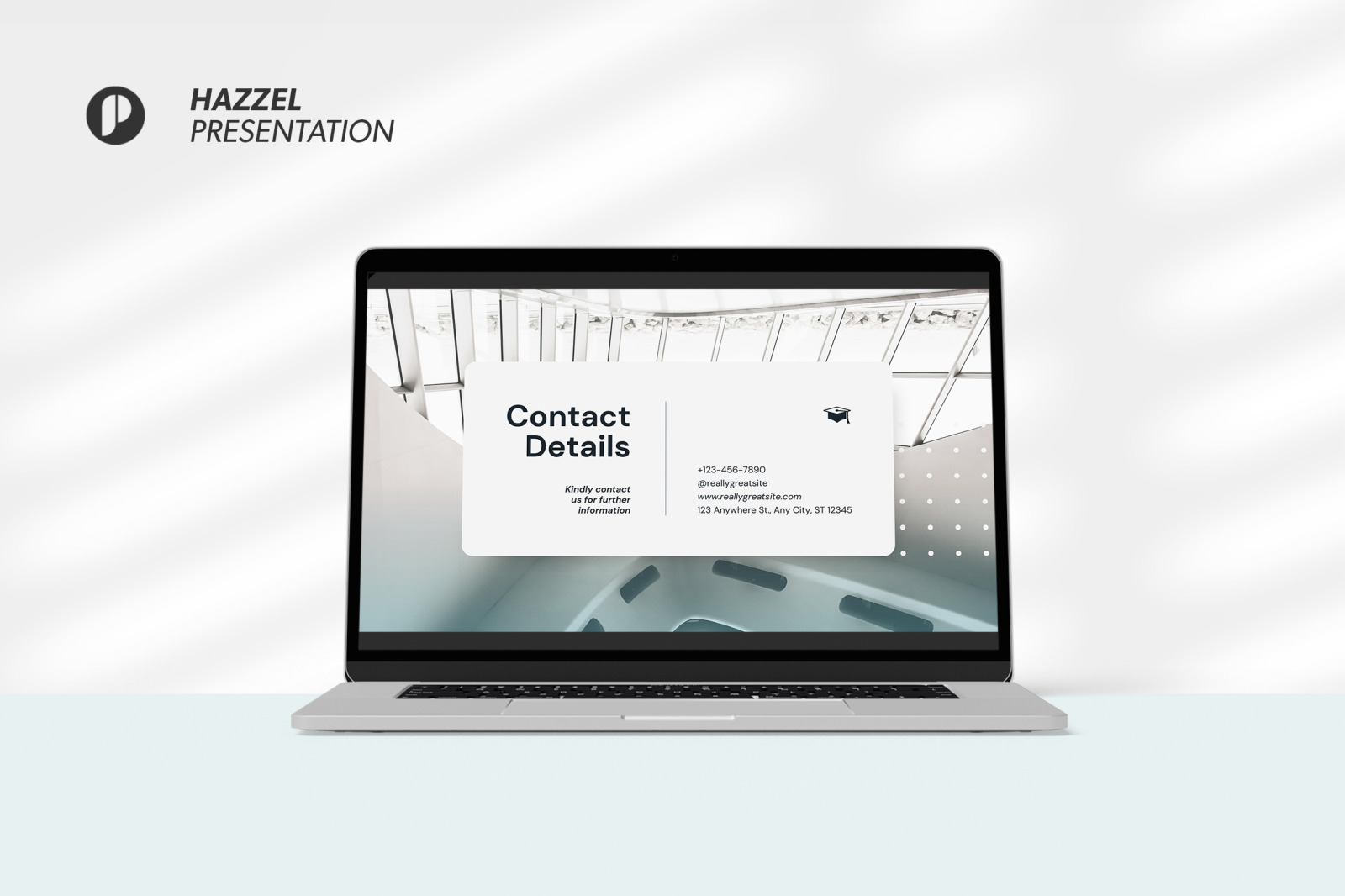 Hazzel – Clear White Modern Education Presentation