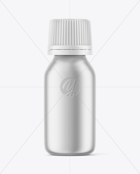 Metallic Cosmetic Bottle Mockup