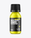 Metallic Cosmetic Bottle Mockup