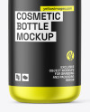 Metallic Cosmetic Bottle Mockup