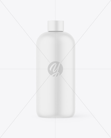 Matte Plastic Bottle Mockup