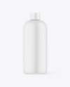 Matte Plastic Bottle Mockup