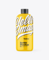 Glossy Plastic Bottle Mockup