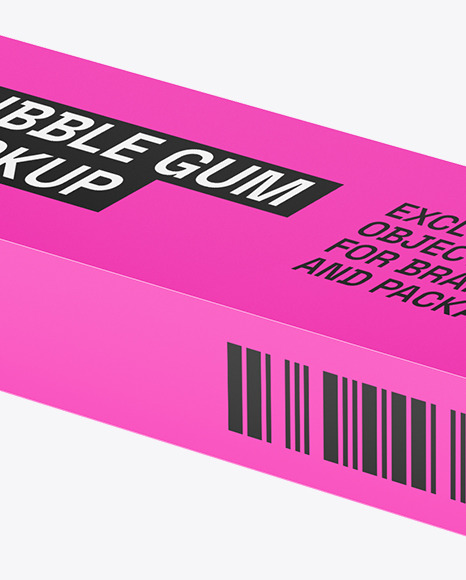 Chewing Gum Packaging Mockup