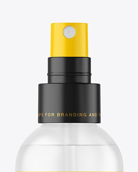 Frosted Spray Bottle Mockup