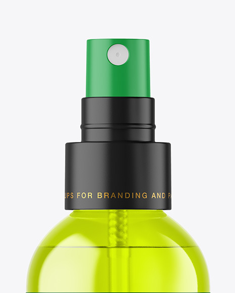 Color Plastic Spray Bottle Mockup