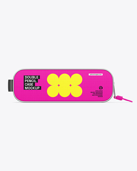 Double Pencil Case Mockup