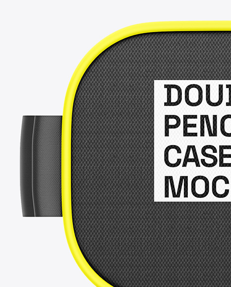 Double Pencil Case Mockup