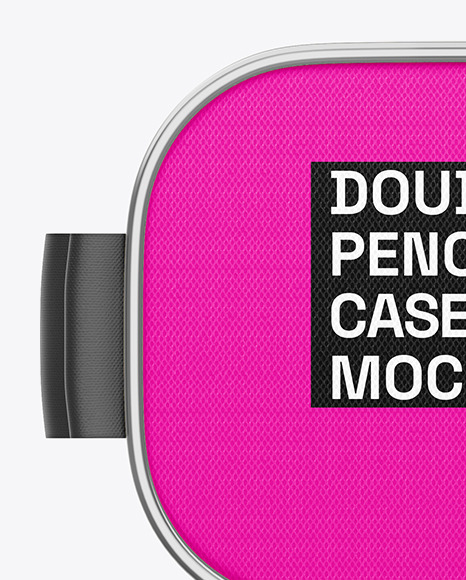 Double Pencil Case Mockup