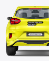 Crossover SUV Mockup - Back View