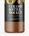 Ceramic Bottle Mockup