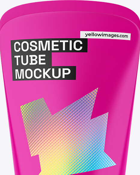 Plastic Cosmetic Tube Mockup