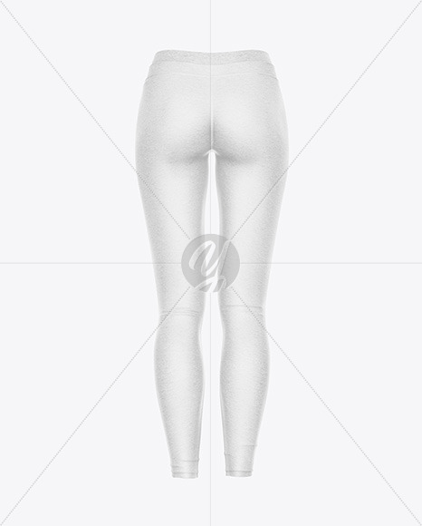 Women’s Leggings Mockup - Back View