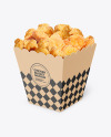 Kraft Bucket W/ Chicken Mockup