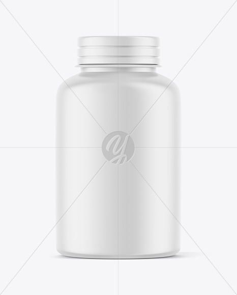 Matte Plastic Jar Mockup