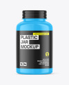 Glossy Plastic Jar Mockup