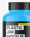 Glossy Plastic Jar Mockup