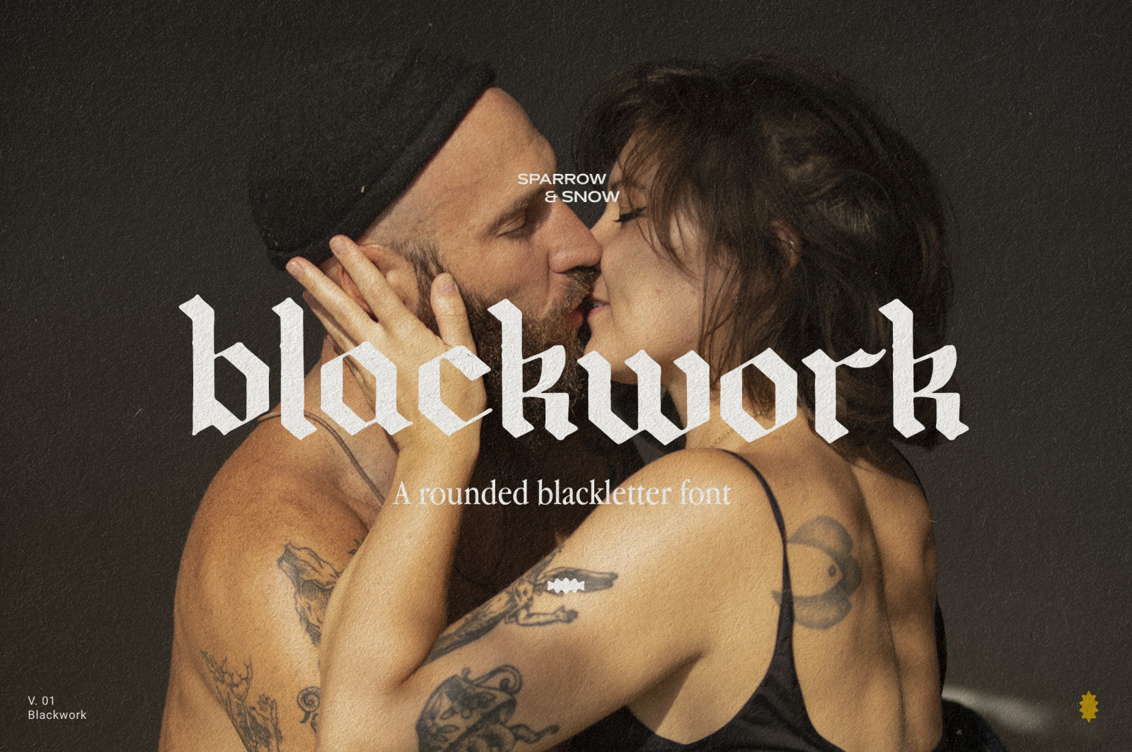 Blackwork - Rounded Blackletter Font Blackwork - Rounded Blackletter Font