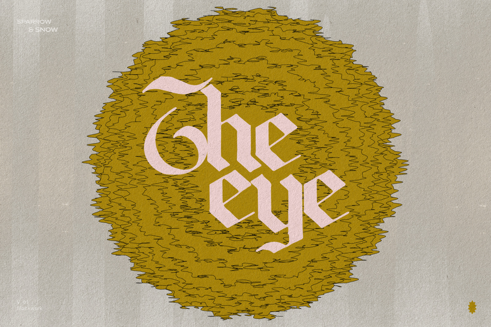 Blackwork - Rounded Blackletter Font Blackwork - Rounded Blackletter Font