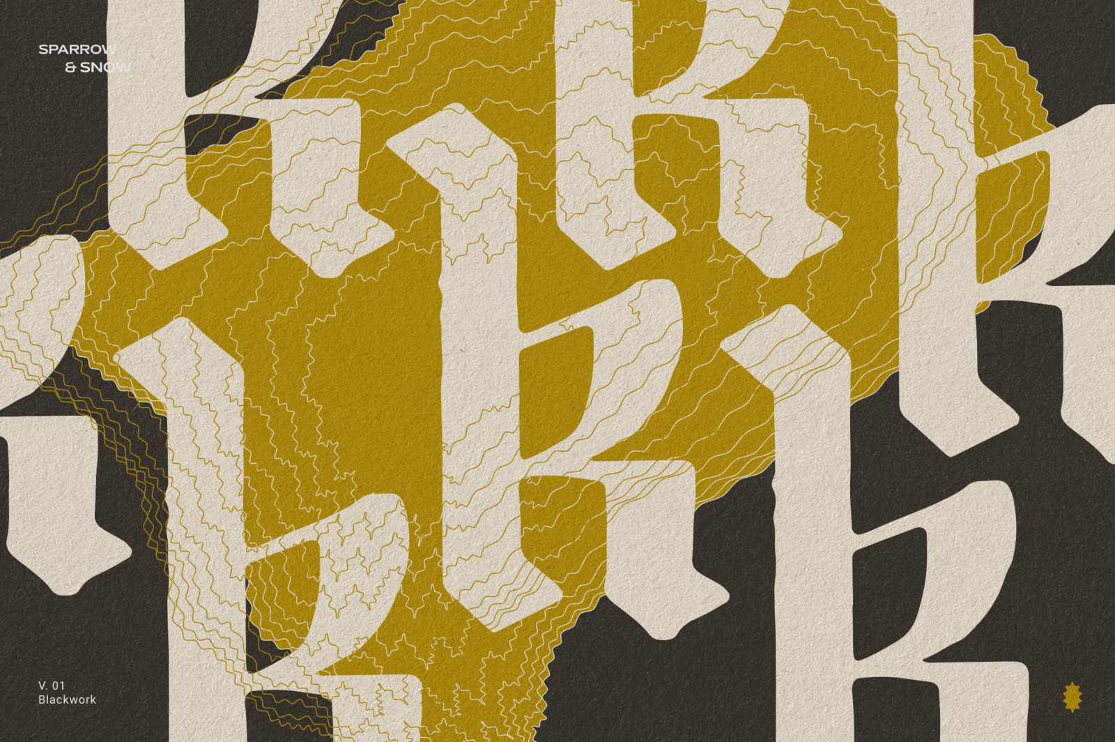Blackwork - Rounded Blackletter Font Blackwork - Rounded Blackletter Font