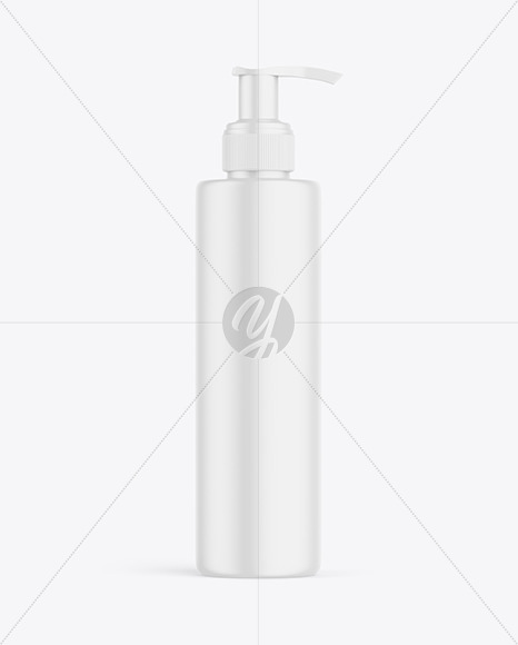 Matte Pump Bottle Mockup