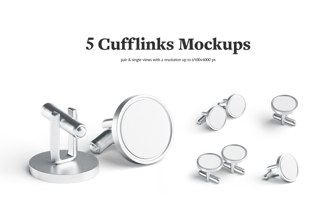 Cufflinks Mockups Cufflinks Mockups