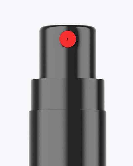 Glossy Spray Bottle Mockup