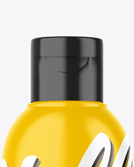 Glossy Cosmetic Bottle Mockup