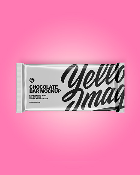 Metallic Chocolate Bar Mockup