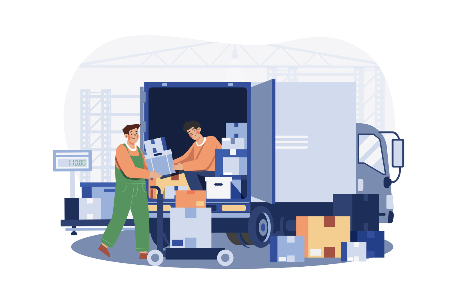 M582_Delivery Service Illustration Pack M582_Delivery Service Illustration Pack