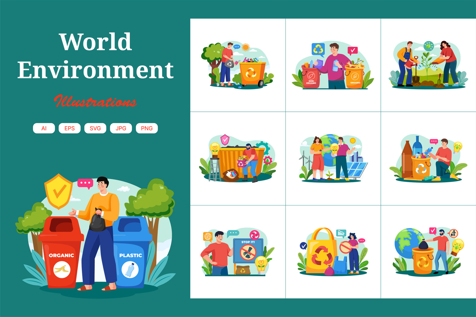 M599_World Environment Illustration_Part 02 M599_World Environment Illustration_Part 02