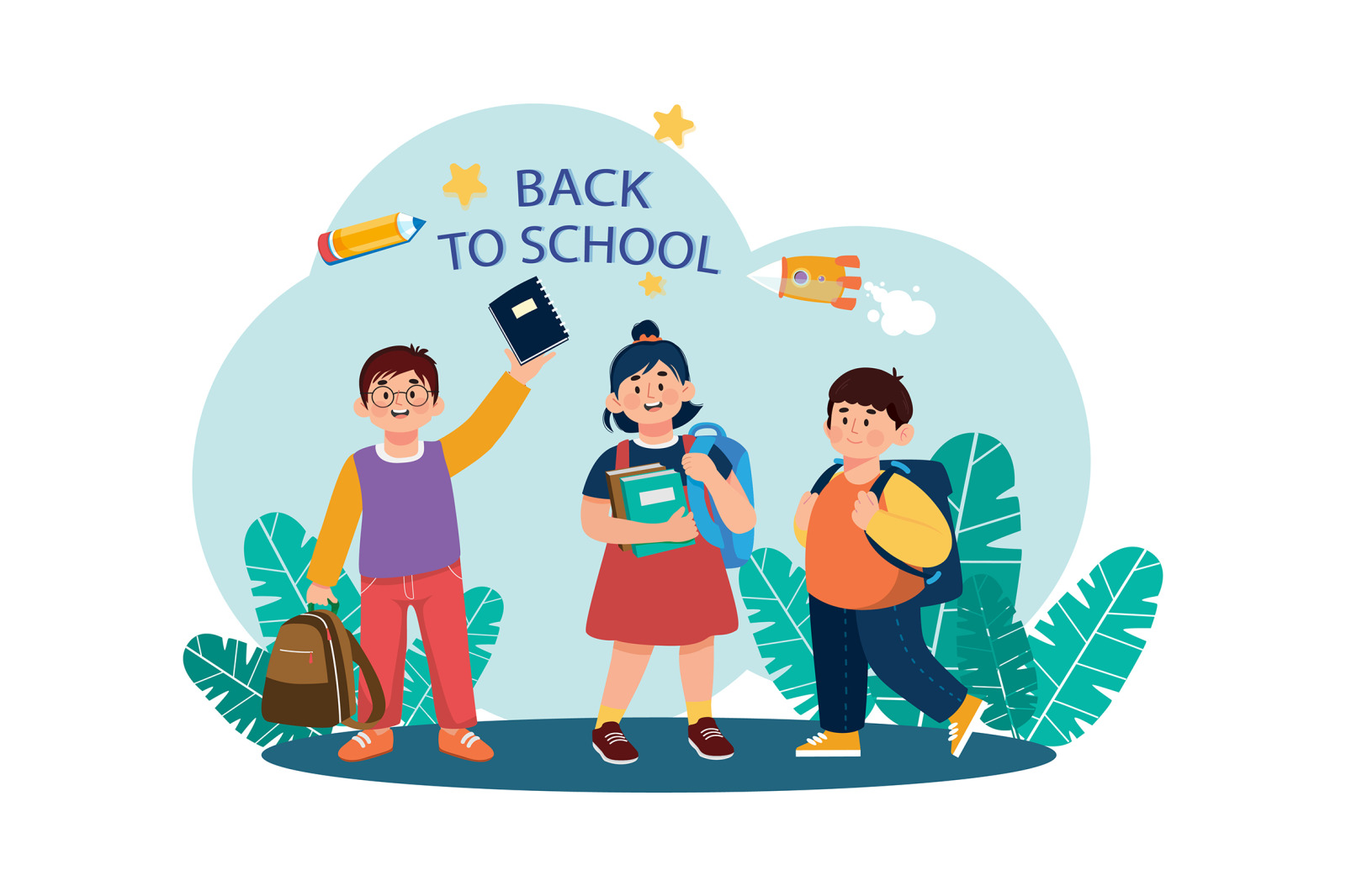 M603_Back To School Illustration Pack