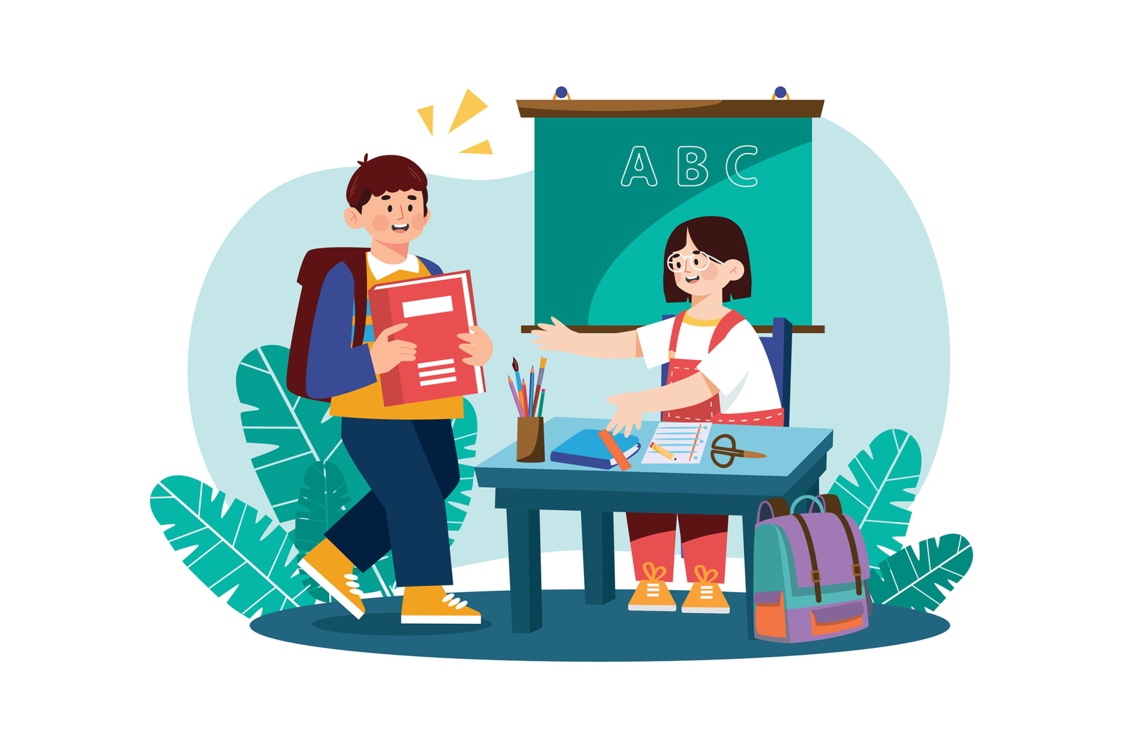 M603_Back To School Illustration Pack