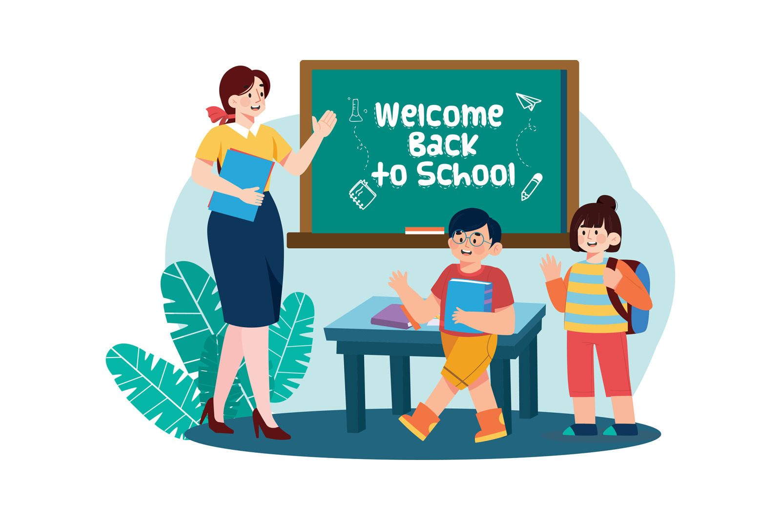 M603_Back To School Illustration Pack M603_Back To School Illustration Pack