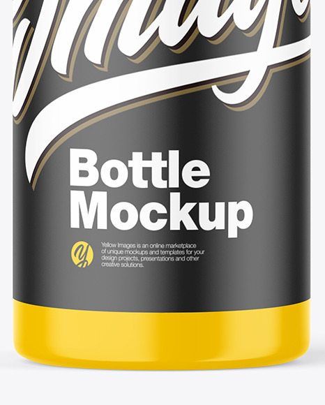 Glossy Bottle Mockup