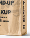 Kraft Paper Stand-up Bag Mockup